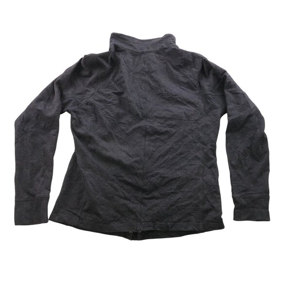 Kenneth Cole Reaction Womens Athletic Jacket Large Full Zip Black Activewear - Picture 2 of 15